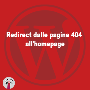 redirect dalle pagine 404 alla home